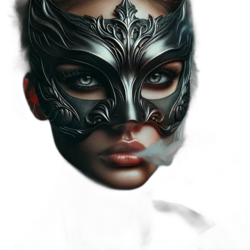 mask, face, crown, creature transparent PNG cut-out