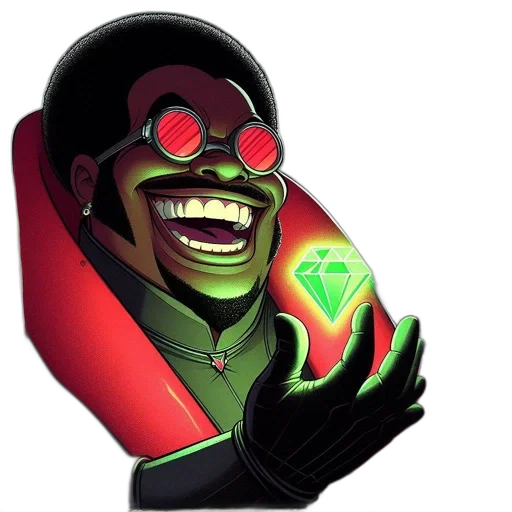 mask, face, jacket, comic book art transparent PNG cut-out