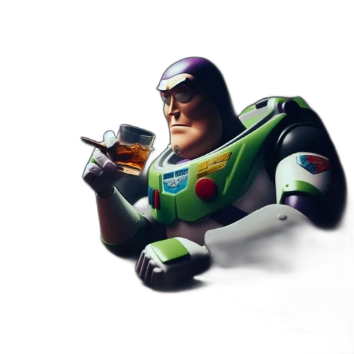 robot, bottle, animal, 3d render transparent PNG cut-out