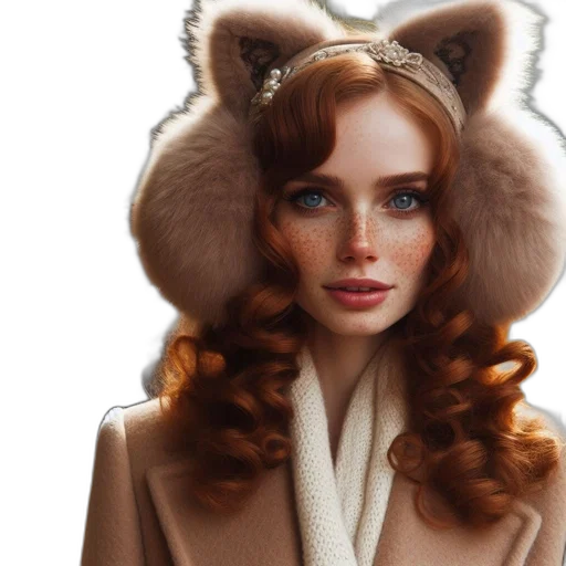 hat, jacket, photorealistic, fantasy art transparent PNG cut-out