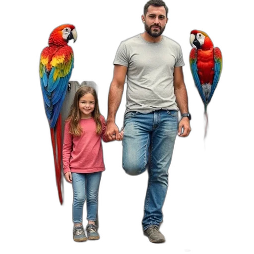 animal, umbrella, photorealistic, concept art transparent PNG cut-out