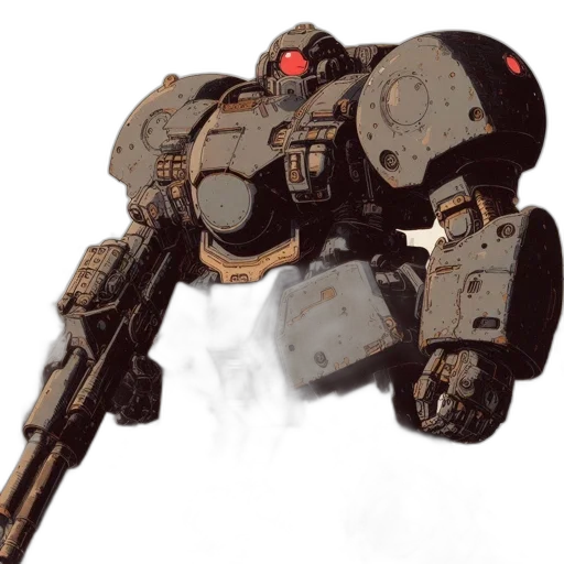 robot, weapon, creature, sword transparent PNG cut-out