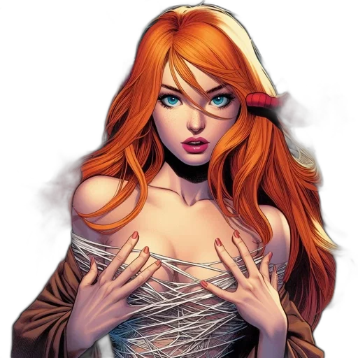 comic book art, fantasy art, concept art, cartoon transparent PNG cut-out