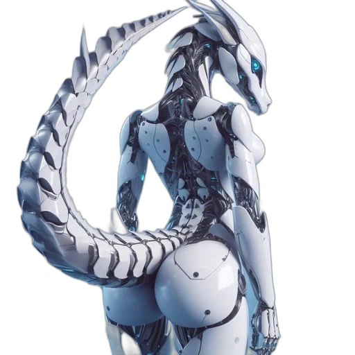 dragon, robot, creature, animal transparent PNG cut-out