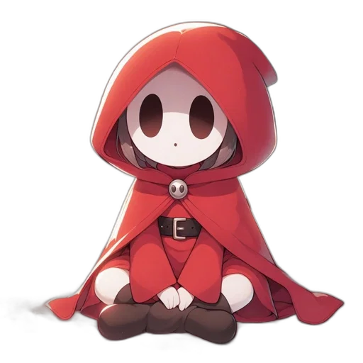 creature, mask, staff, jacket transparent PNG cut-out