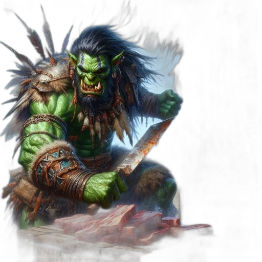 creature, fantasy art, concept art, comic book art transparent PNG cut-out