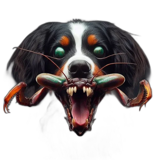 creature, animal, face, staff transparent PNG cut-out