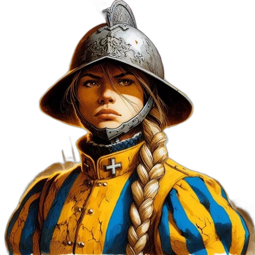 staff, face, sword, hat transparent PNG cut-out