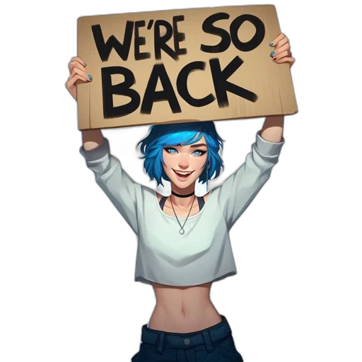 concept art, comic book art, cartoon, anime transparent PNG cut-out