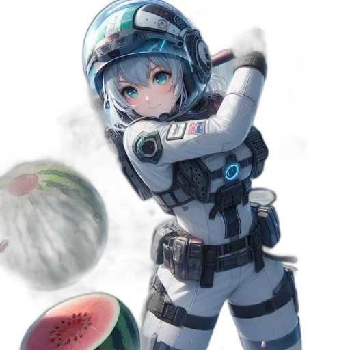 robot, food, weapon, staff transparent PNG cut-out