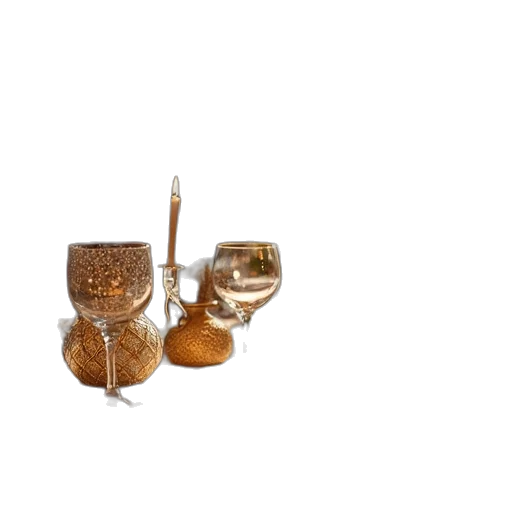 jewelry, furniture, 3d render, earth tones transparent PNG cut-out