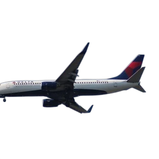 staff, delta, airplane, flying transparent PNG cut-out