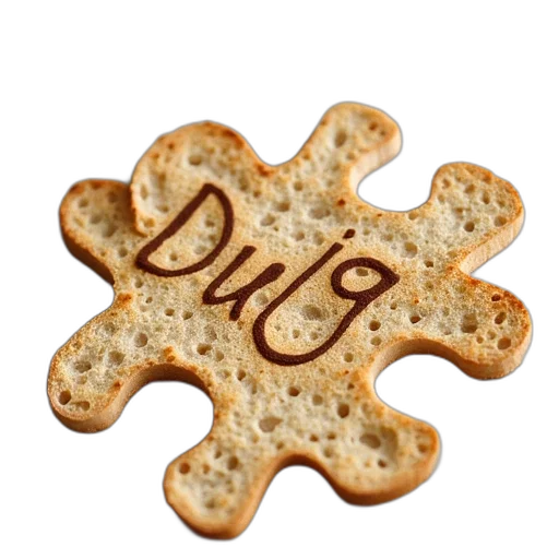food, 3d render, photo, piece transparent PNG cut-out