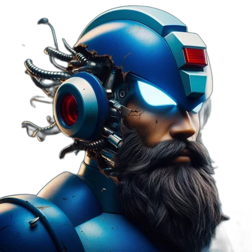 robot, mask, face, concept art transparent PNG cut-out