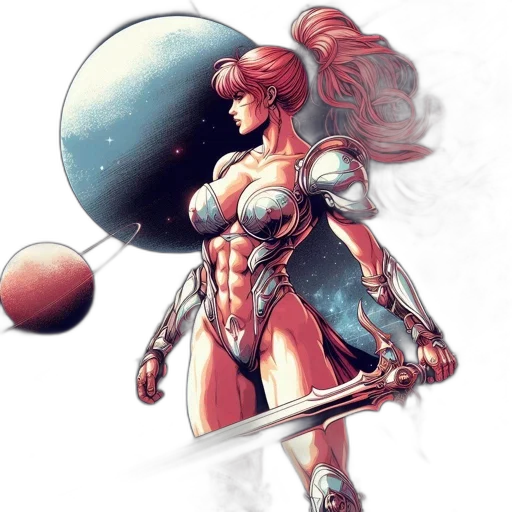 robot, concept art, comic book art, fantasy art transparent PNG cut-out