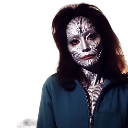 mask, photorealistic, woman, distinctive transparent PNG cut-out