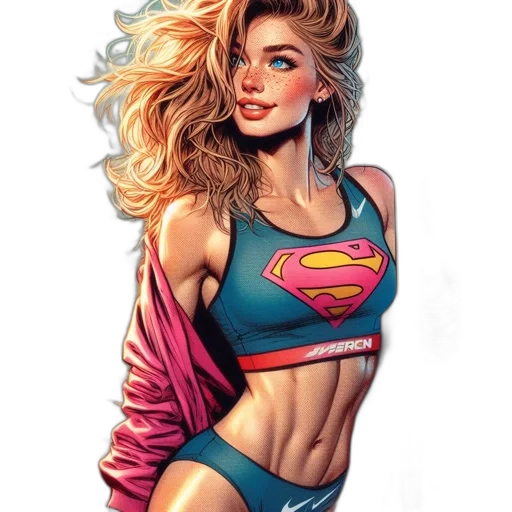 comic book art, concept art, cartoon, fantasy art transparent PNG cut-out