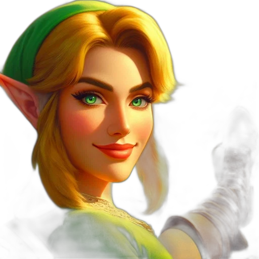face, staff, crown, fantasy art transparent PNG cut-out