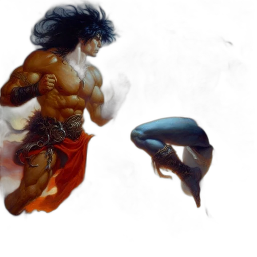 creature, fantasy art, concept art, comic book art transparent PNG cut-out