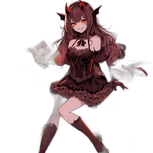 dress, creature, staff, mask transparent PNG cut-out