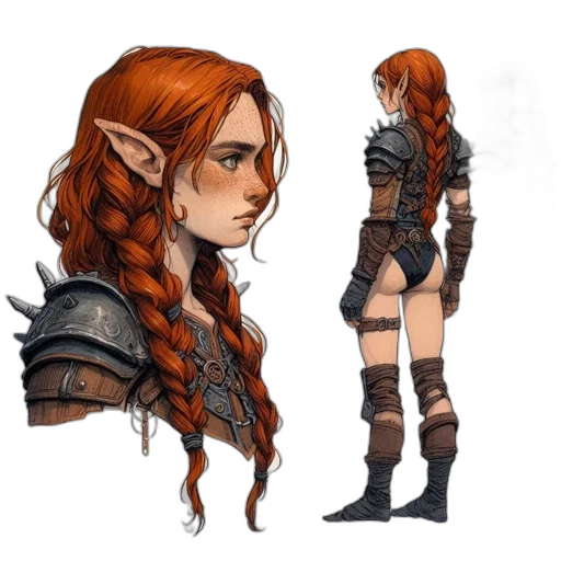concept art, fantasy art, pixel art, comic book art transparent PNG cut-out