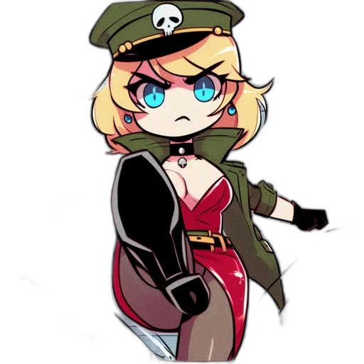 staff, weapon, hat, robot transparent PNG cut-out