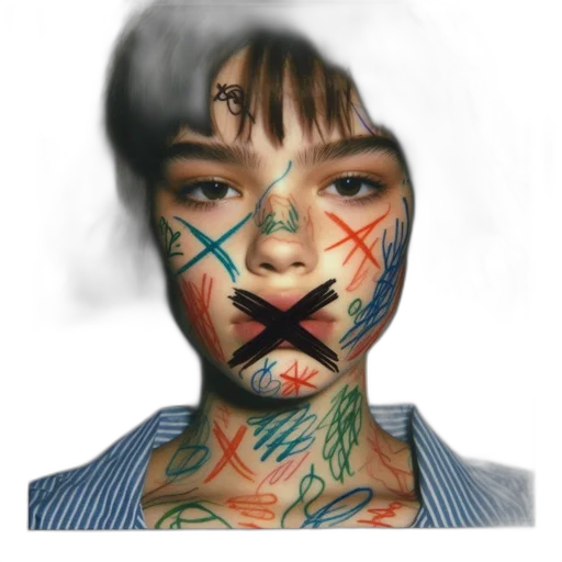 face, mask, jewelry, robot transparent PNG cut-out