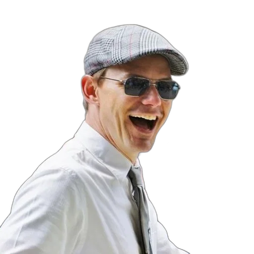 hat, staff, jacket, face transparent PNG cut-out