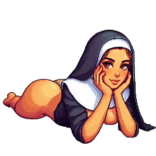 pixel art, cartoon, concept art, fantasy art transparent PNG cut-out