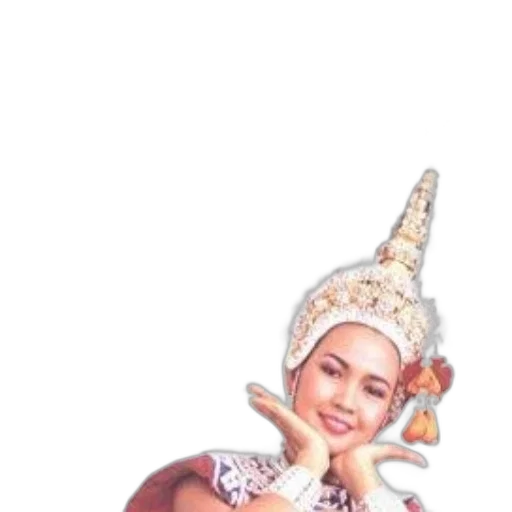 crown, hat, creature, staff transparent PNG cut-out