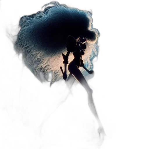 hair, dragon, animal, creature transparent PNG cut-out