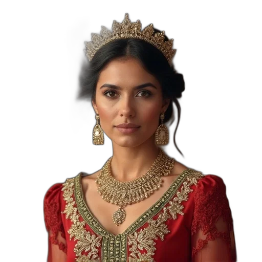crown, jewelry, dress, face transparent PNG cut-out