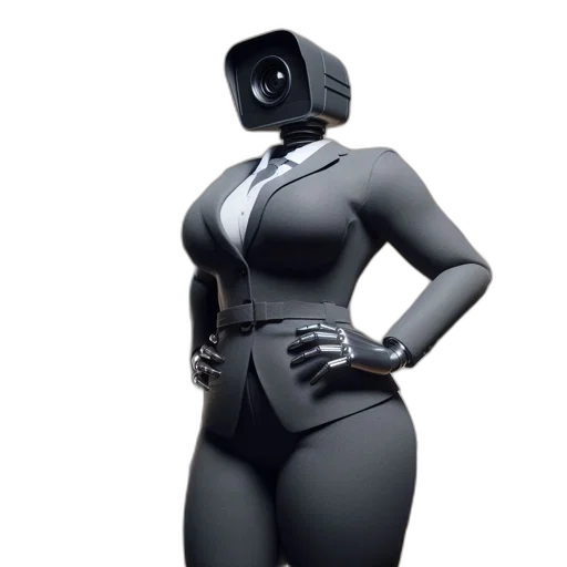 robot, dress, jacket, mask transparent PNG cut-out