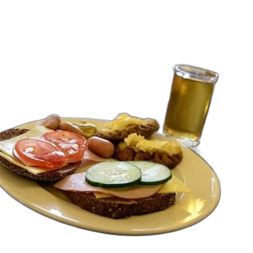 food, crown, photorealistic, 3d render transparent PNG cut-out