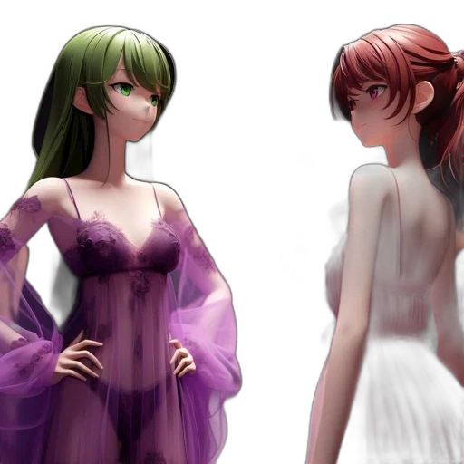 dress, concept art, 3d render, fantasy art transparent PNG cut-out