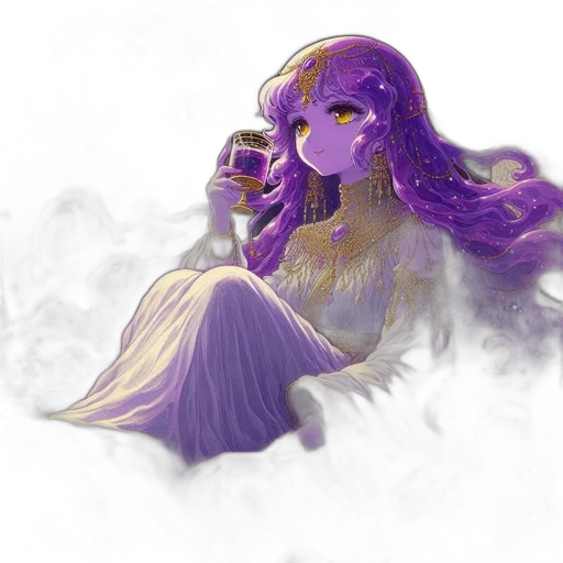 dress, mask, crown, staff transparent PNG cut-out