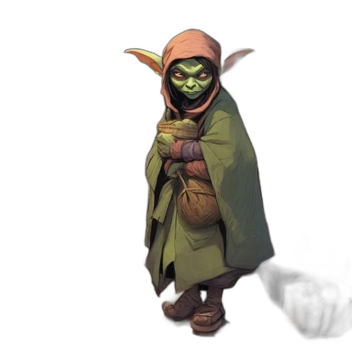mask, staff, creature, concept art transparent PNG cut-out