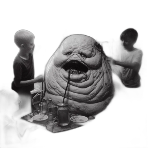 creature, food, mask, face transparent PNG cut-out