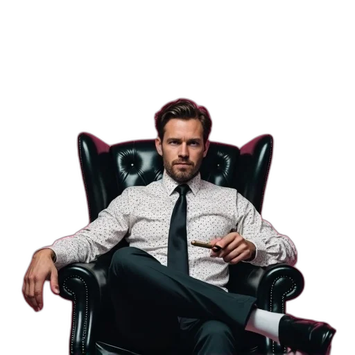 furniture, jacket, shoes, staff transparent PNG cut-out