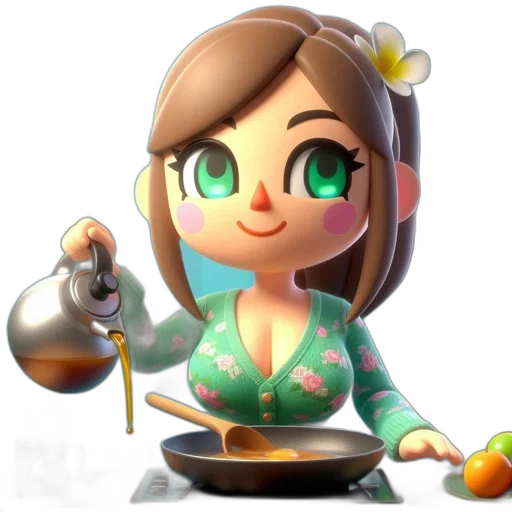 staff, food, jewelry, dress transparent PNG cut-out