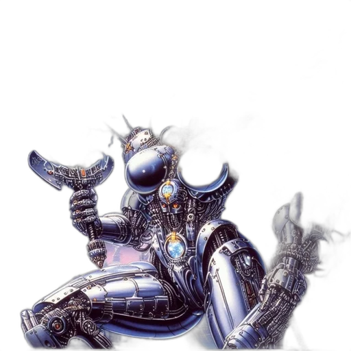 robot, dragon, mask, creature transparent PNG cut-out