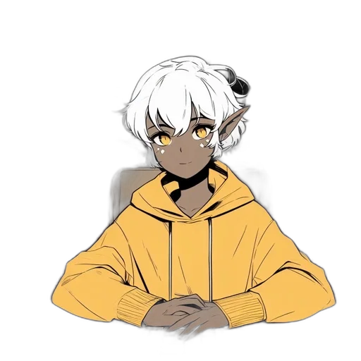 jacket, staff, creature, face transparent PNG cut-out