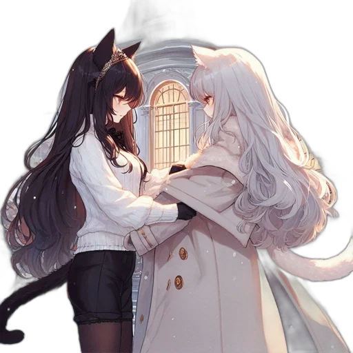 dress, mask, staff, weapon transparent PNG cut-out
