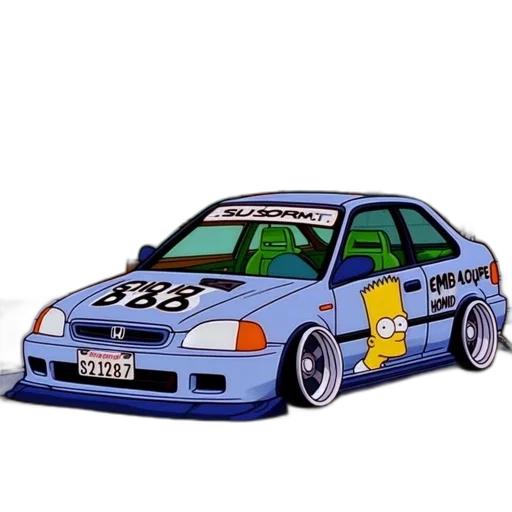 car, photorealistic, concept art, anime transparent PNG cut-out