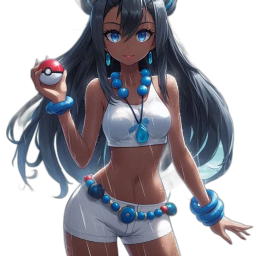 dress, staff, jewelry, weapon transparent PNG cut-out