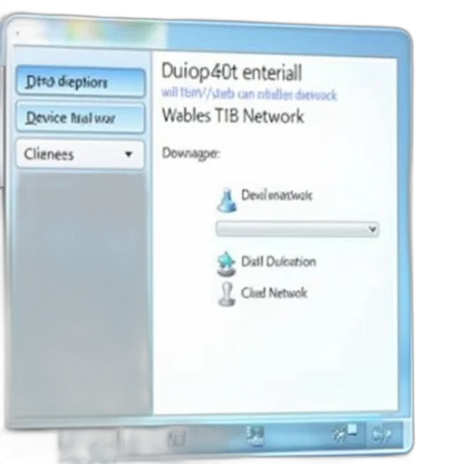 3d render, blue, windows, device transparent PNG cut-out
