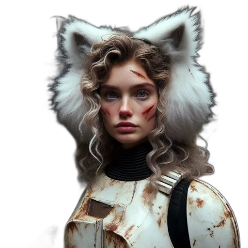 jacket, face, mask, creature transparent PNG cut-out