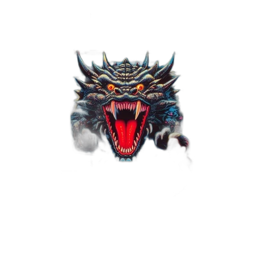 dragon, creature, animal, mask transparent PNG cut-out