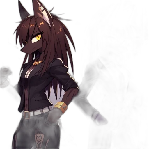 jacket, staff, mask, animal transparent PNG cut-out