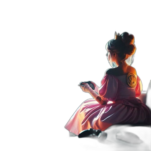 dress, concept art, watercolor, anime transparent PNG cut-out